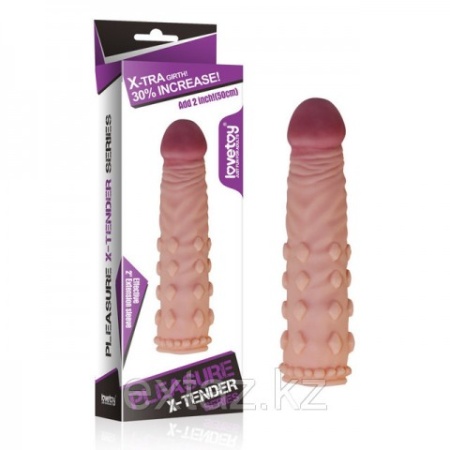 Насадка на пенис Pleasure X-TENDER 18 * 4,1